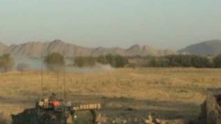 LAV3 DESTROYING TALIBAN FIRING POSITIONS IN AFGHANISTAN [upl. by Llerryt]