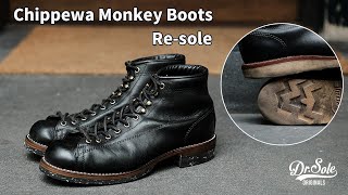 【BenchReBuilt】Chippewa Monkey Boots Resole [upl. by Egrog]