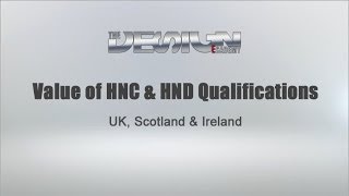 Value of HNC amp HND Qualifications in UK Scotland amp Ireland [upl. by Ruffin97]