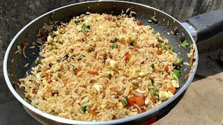 Chinese Street Food Fried noodles with egg fried rice fried broiler egg and vegetable pie [upl. by Netniuq658]