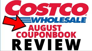 Costco COUPON BOOK Review  Member Savings August [upl. by Einneg]