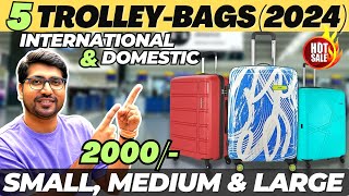 🔥SALE🔥Best Trolley Bags Under 2000⚡Best Trolley Bags 2024 India⚡Best Trolley Bag In India 2024⚡ [upl. by Suryc88]