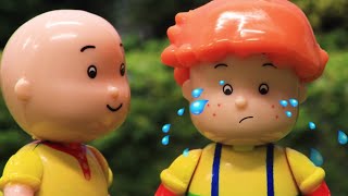 Funny Animated cartoons Kids  Leos Birthay  WATCH ONLINE  Caillou Stop Motion [upl. by Yeliah]