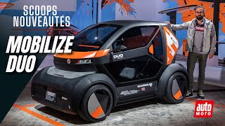 Mobilize Duo  le Renault Twizy réinventé [upl. by Helfant]