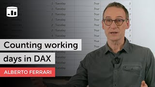 Counting working days in DAX [upl. by Philps763]