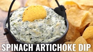 Spinach and Artichoke Dip Recipe  Ultimate Appetizer [upl. by Caesaria464]