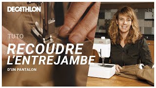 TUTO  Comment recoudre un pantalon à lentrejambe  👖 I Decathlon [upl. by Arnaldo593]