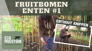 Fruitbomen enten voorbereiding [upl. by Winifield]