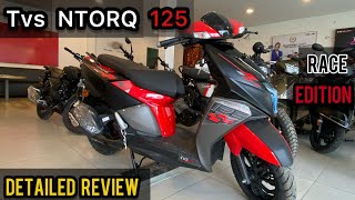 2024 All New TVS ntorq race edition fully detailed review techandreviewbydevesh [upl. by Brien262]