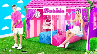 Tụi Mình Xây Căn Phòng Bí Mật Cho Barbie Ngôi Nhà Búp Bê Ngoài Đời Thật [upl. by Eillime991]