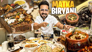 Madinas Famous Jameel Restaurant  Matka Biryani Barbecue And Karahi  Pakistani Street Food [upl. by Knowles55]