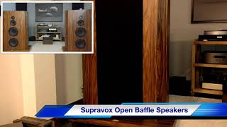 Supravox Open Baffle Speakers [upl. by Eidoj]