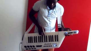 Guns N Roses  Sweet Child O Mine keytar solo [upl. by Ilek]