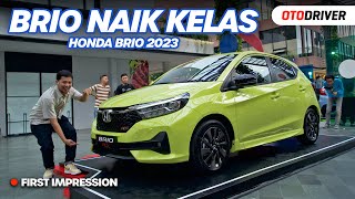 Honda Brio 2023  First Impression  OtoDriver [upl. by Iznil]