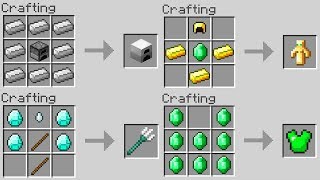 10 CRAFTING RECIPES You Didnt Know About in Minecraft [upl. by Ahsinauq]