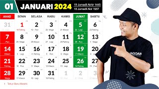 Kalender Tahun 2024 Lengkap dengan Libur Nasional [upl. by Inez]