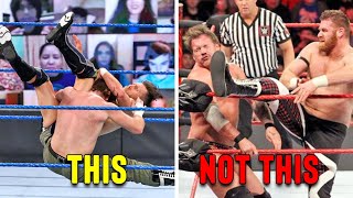 10 WWE Wrestling Moves That SHOULD Replace A Finisher [upl. by Yblehs]