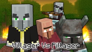 Villager Vs Pillager  Minecraft Animation Movie [upl. by Aniraad]