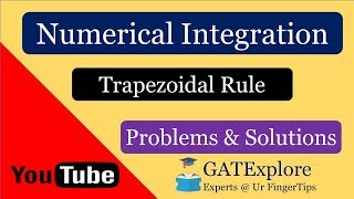 Numerical Integration Trapezoidal Rule Introduction l Problems with Solutions l GATE 2021 [upl. by Atinuhs]