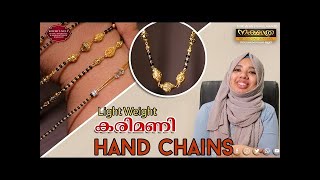 Karimani Hand Chain  Nakshathra Gold And Diamonds [upl. by Naesyar]