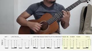 Always  Atlantic Starr  Fingerstyle Guitar Cover  Tab [upl. by Fabri]