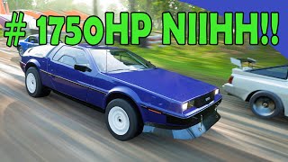 DELOREAN DMC12 Dengan 1750hp Understeer Parah   Forza Horizon 5 Indonesia [upl. by Oloapnaig]