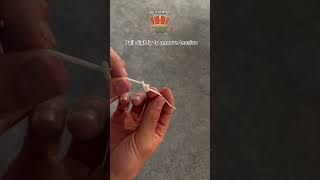 How to String a Lacrosse Head Double Overhand Knot Tutorial [upl. by Scoter]