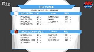 Sandiacre Town CC 2nd XI v Mickleover CC 1st XI [upl. by Maurise]