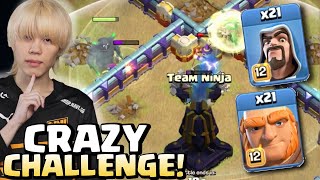 Kazuma amp NEW TEAMMATE use TH7 Armies vs MAX TH16s Clash of Clans [upl. by Hannon]