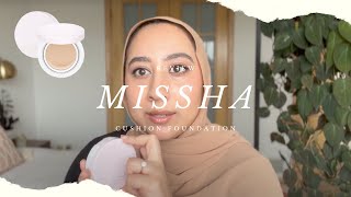 Reviewing the Missha Cushion Compact  KBeauty Reviews [upl. by Gnuj188]