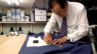 Process of Making Handmade Tailored Suits by Korean Master Tailor with 40 years of experience [upl. by Auston]