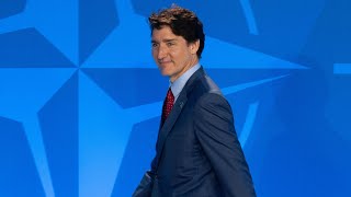 Watch Prime Minister Justin Trudeaus full remarks on Canadas defence spending at NATO summit [upl. by Keffer216]