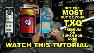 Lightsaber Basic Tutorial for TXQ PREMIUM or TXQ SUPER RGB Core Single Button [upl. by Notsirt]