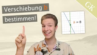 Verschiebung b bestimmen  SoMussMathe  Geradengleichungen [upl. by Abbe]