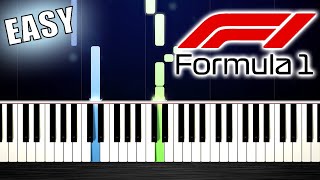 Brian Tyler  Formula 1 Theme  EASY Piano Tutorial by PlutaX [upl. by Stacee]