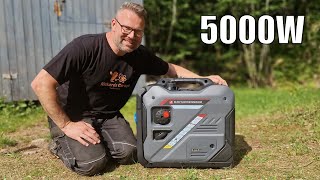 Testar 5000 watt Pela Elverk [upl. by Ahsinnod]