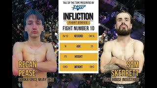 Regan Pease vs Sam Skerrett  Infliction Fight Series 33 [upl. by Lav]