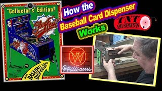 1376 Williams SLUGFEST Arcade Pitch and Bat with Baseball Card DIspenser TNT Amusements [upl. by Vershen687]