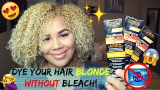 How to dye your hair blonde WITHOUT bleach  Naturally Sade [upl. by Sams161]