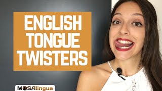 Top 5 Tongue Twisters in English [upl. by Acinorehs]