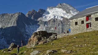 Bergwanderung oberhalb Zermatt  von Bergstation Schwarzsee zur Schönbielhütte Reel [upl. by Rip]