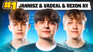 Das BESTE TRIO in Fortnite 😈  Vadeal x rezon ay x JannisZ [upl. by Eidnyl]