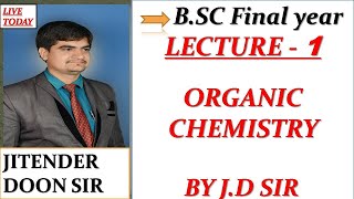 Bsc Final year complete organic chemistry lecture 1carbohydrates by jitender doon sir [upl. by Latt]