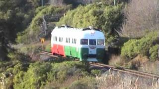 Classic Rail Tours railcars DP13 and DP14 heading north [upl. by Lirret829]