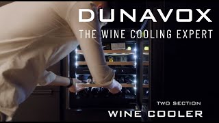 Cool red and white wines at their ideal temperatures with our doublezone Dunavox wine coolers [upl. by Procora]