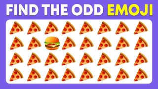 Find the ODD One Out  Emoji Quiz  Easy Medium Hard Impossible [upl. by Ignaz]