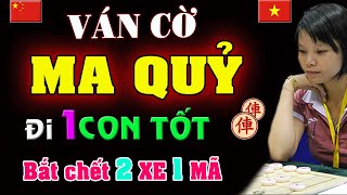 Cờ tướng hay Chỉ đi 1 con TỐT bắt được 2 XE 1 MÃ vô cùng Độc Đáo của Ngô Lan Hương [upl. by Ardnuyek]