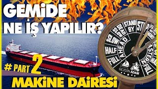 GEMİDE NE İŞ YAPILIR MAKİNE DAİRESİ PART 2 [upl. by Karlan]