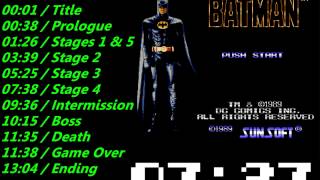 Nes Batman Soundtrack [upl. by Lunsford]