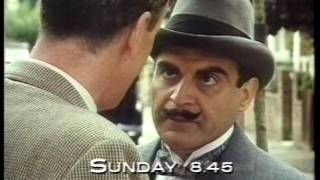 7 January 1989 LWT  First Agatha Christies Poirot trail [upl. by Milissent743]